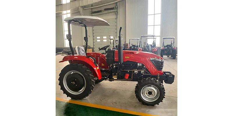 Small Tractor Trailer Farming 50HP 60HP 70HP Wheeled Tractors