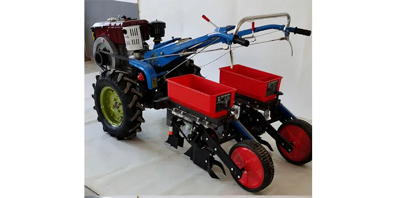 Walking Tractor Drives 1-row 2-row Corn Seeder