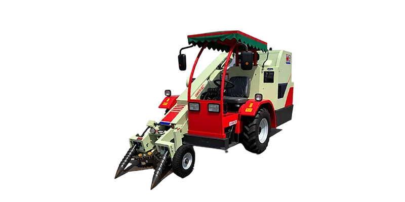 Agricultural Four-Wheel Mini Peanut Combine Harvester