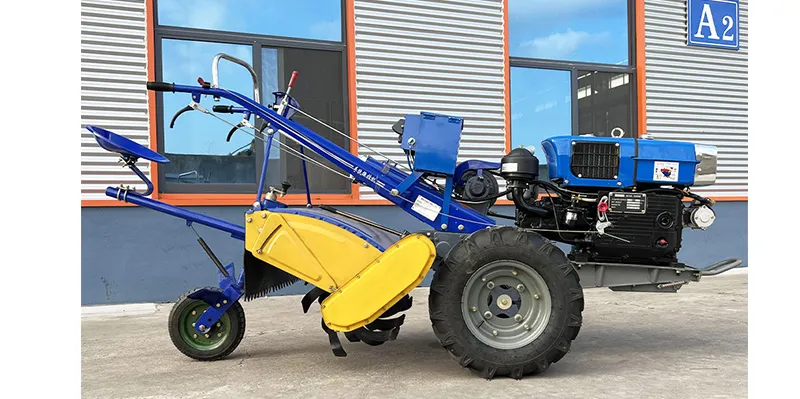 Diesel Engine Mini Walking Tractor Two-Wheel Walk Behind